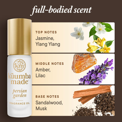 Kuumba Made Persian Garden Fragrance Oil Roll-On, Alcohol-Free, 0.15 Fl Oz