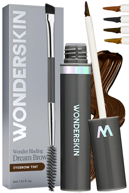 Wonderskin Eyebrow Gel - Long Lasting Eyebrow Gel, Tinted Brow Filler