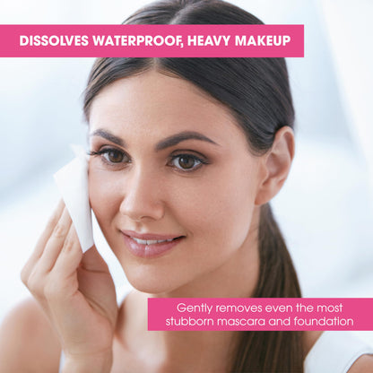 Diamond Wipes Face Cleansing & Waterproof Makeup Remover Wipes, 500 Count