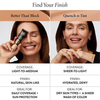 LAURA GELLER Quench-n-Tint Tinted Moisturizer, Hydrating - Porcelain/Fair