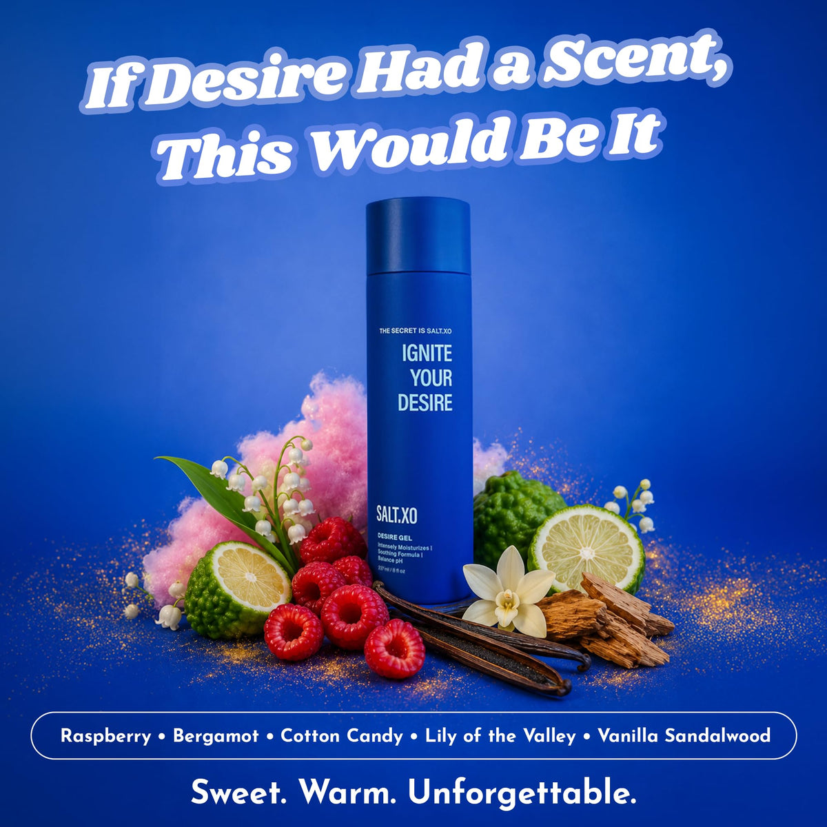salt.xo Ignite Your Desire Body Wash for Women, Sensual Scent, 8 Fl Oz