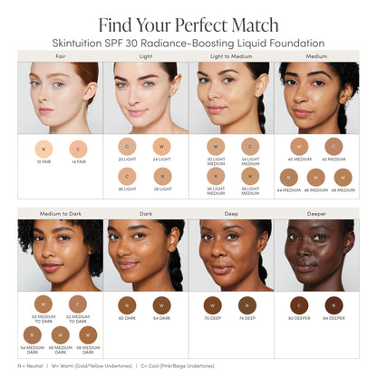 jane iredale Skintuition SPF 30 Radiance-Boosting Liquid Foundation 84 Deeper