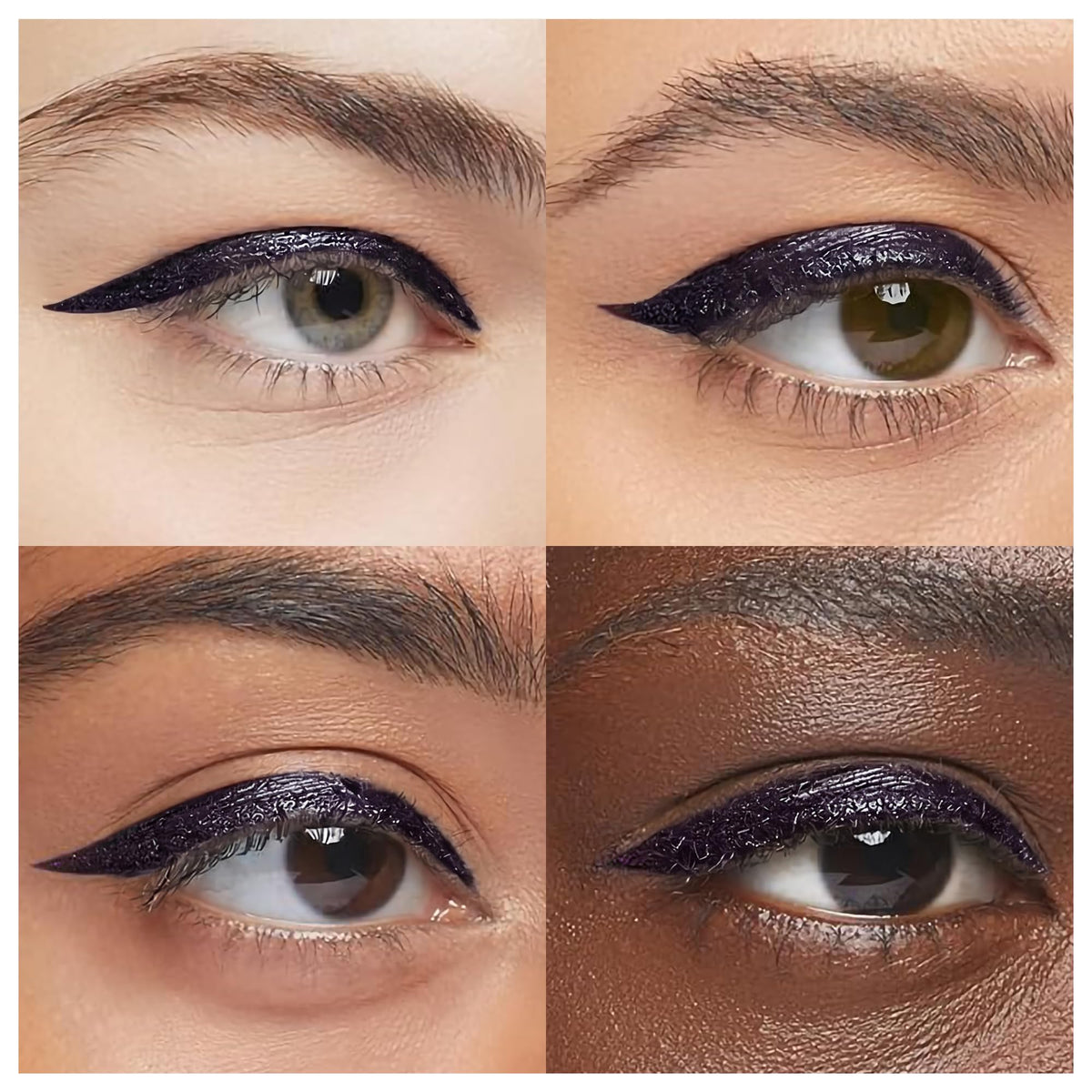 EPILYNX All Day Waterproof Liquid Eyeliner, Dark Purple 2mL