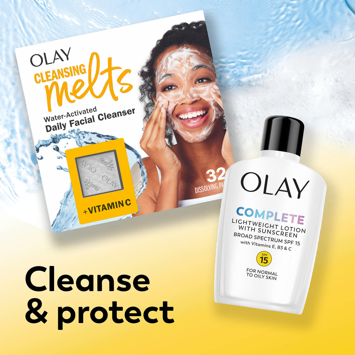 Olay Complete All Day Moisturizer with Broad Spectrum SPF 15 Normal, Sunscreen for Face, 4 Fl Oz (Pack of 1)