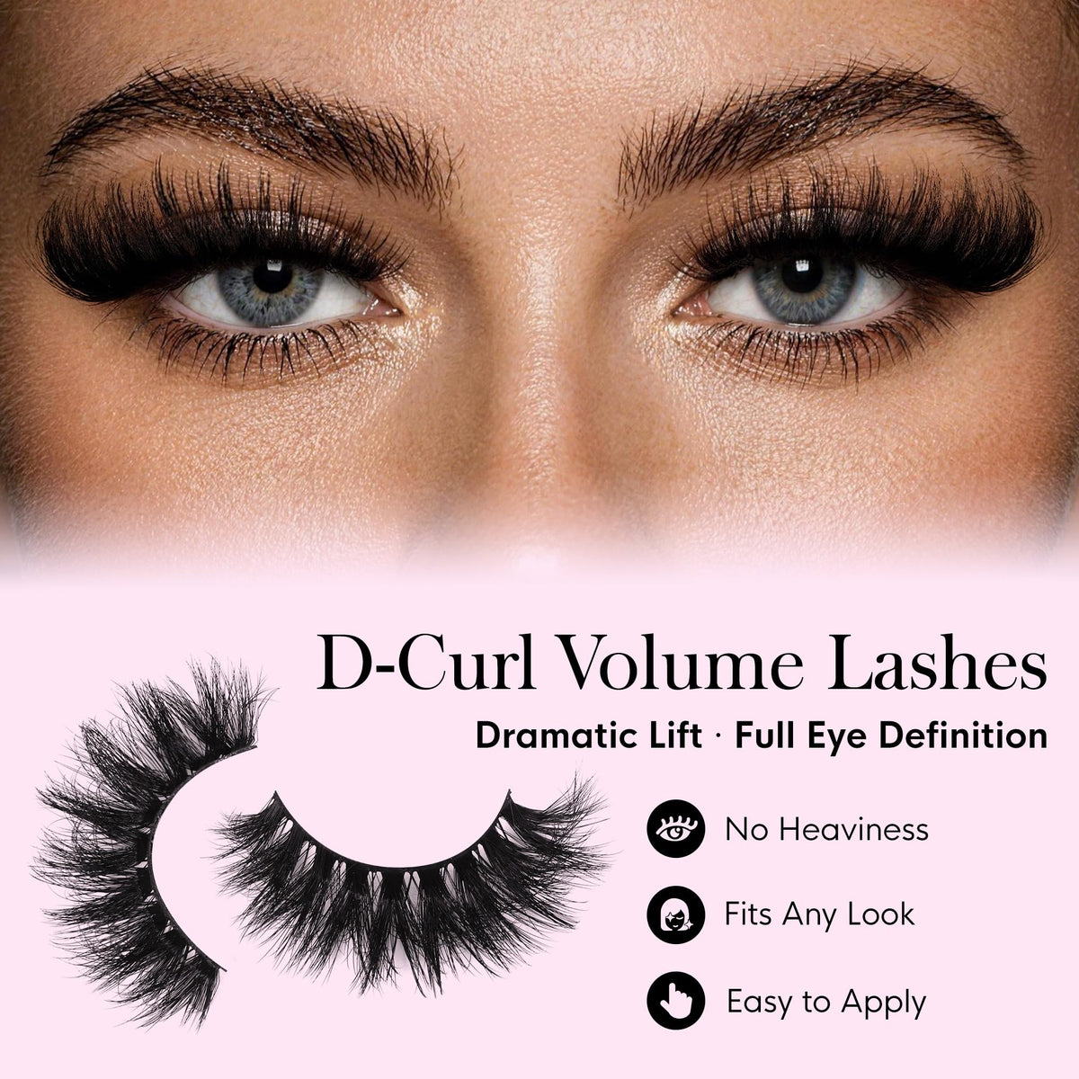 BEYELIAN False Eyelashes Full Volume Mink Lashes Strips