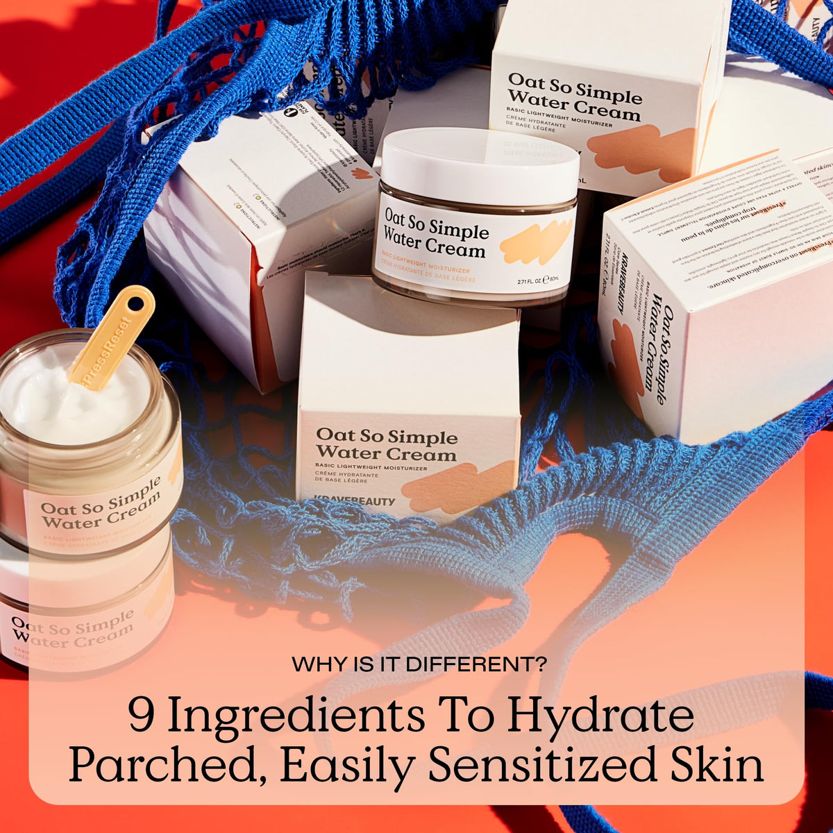 KraveBeauty Oat So Simple Water Cream for Dry, Sensitive Skin, 80 mL