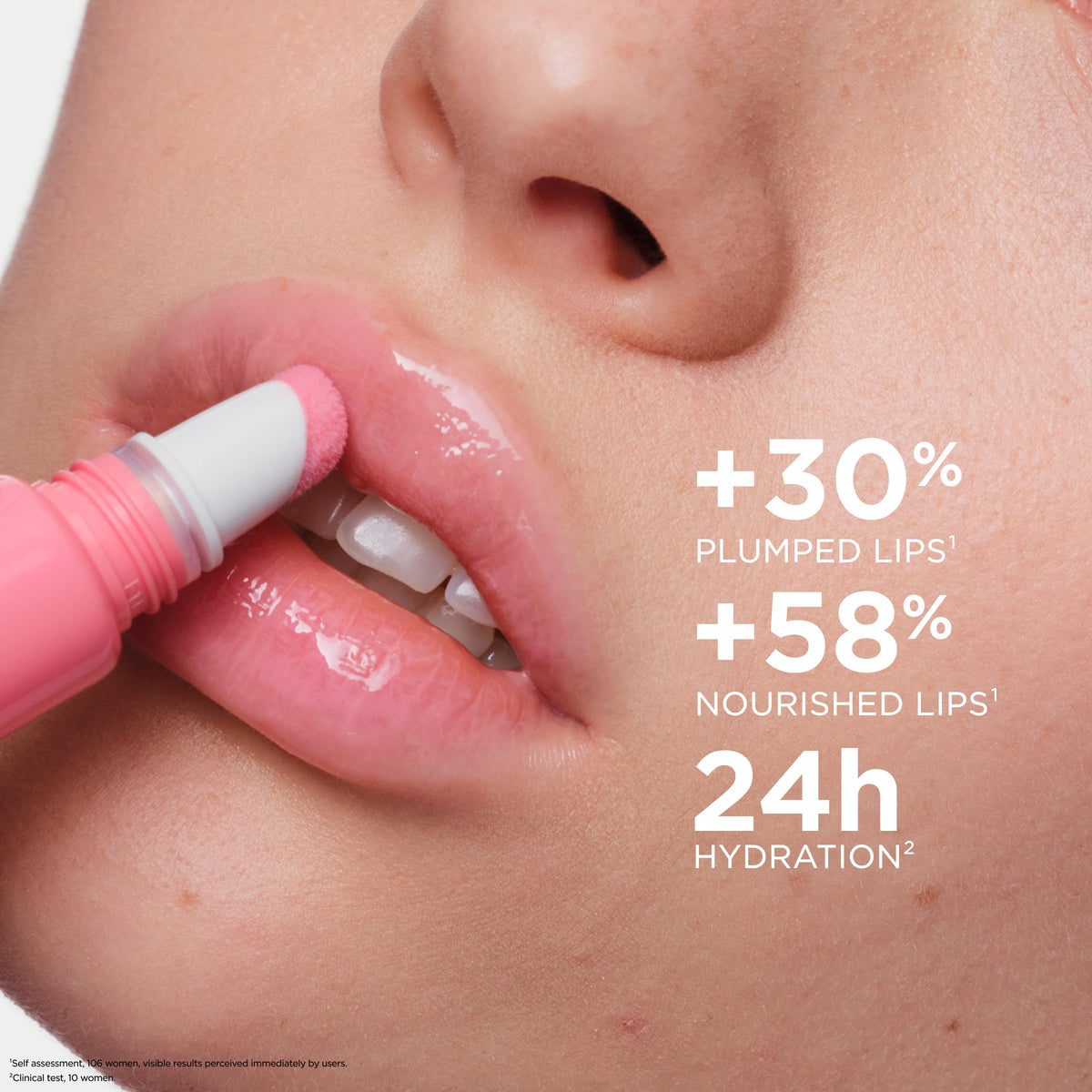 CLARINS Lip Perfector Peptide Plumping + Hydrating Lip Gloss, 0.35 Oz