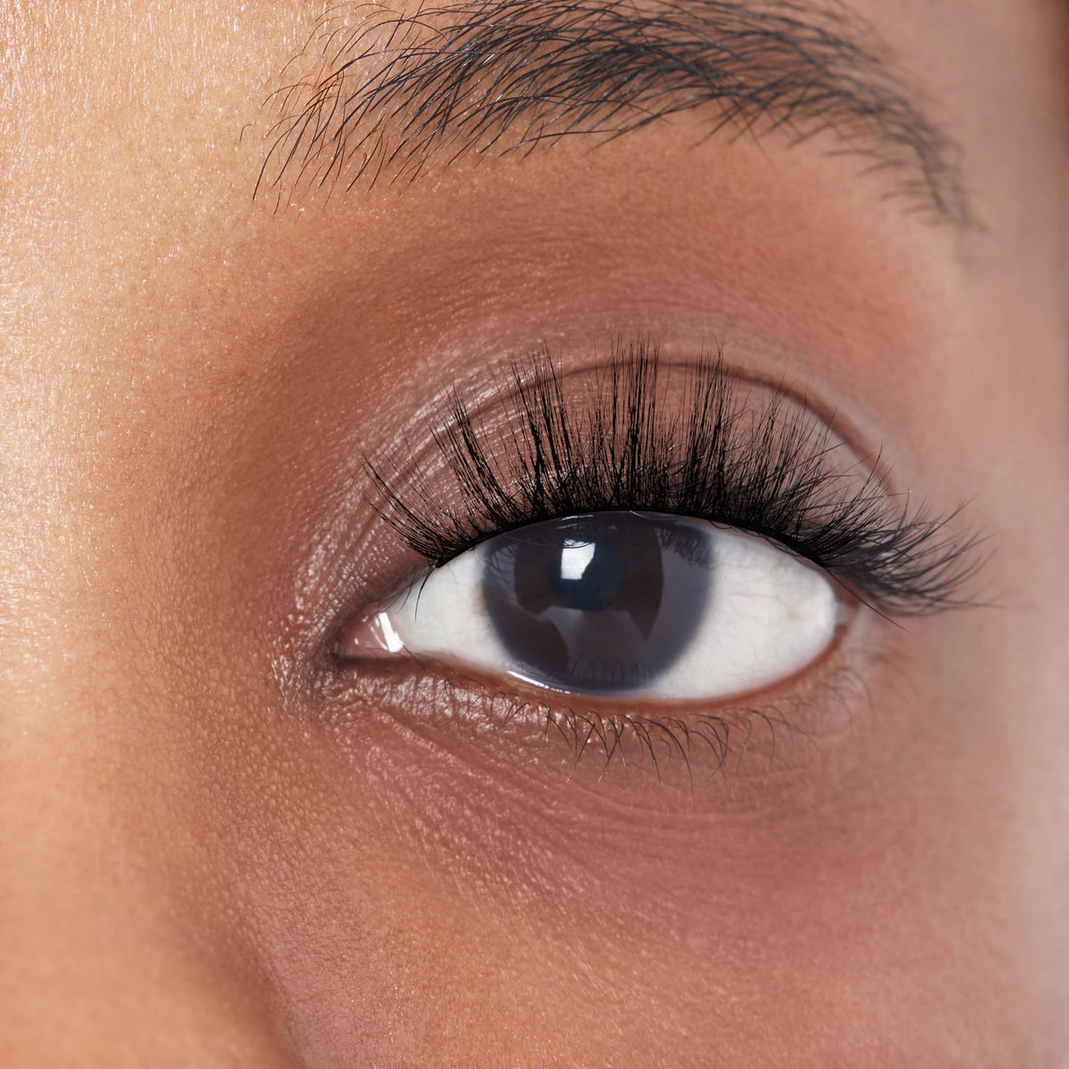 Kiss Matte Black, False Eyelashes, 'Matte Cheviot', 18mm-20mm, Includes 4 Pairs Of Lashes, Easy to Apply, Reusable Lash Clusters
