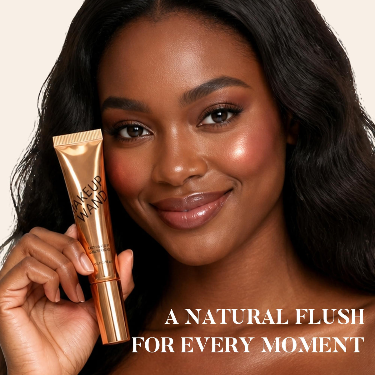 Liquid Dewy Blush, Buildable Blush Liquid with Natural Glow Finish, Hydrating Long Wearing Creme Blushes for Cheeks, Lightweight Blendable Formula, Smooth Easy Apply Blushes for Daily Makeup, Golden