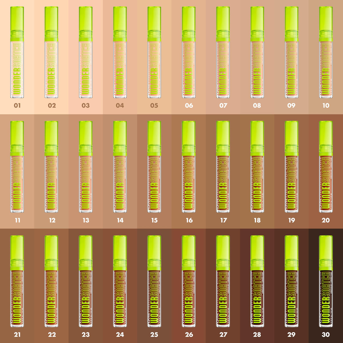 NYX PROFESSIONAL MAKEUP Wonder Snatch Concealer, Brightening, Lifting & Snatching Full Coverage Makeup Concealer with 24HR Wear, Vegan & Cruelty Free - Light Beige