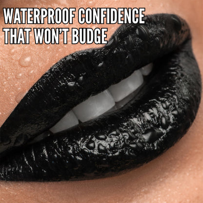 Mynena Jet Black Long Lasting Waterproof Matte Liquid Lipstick - Linda