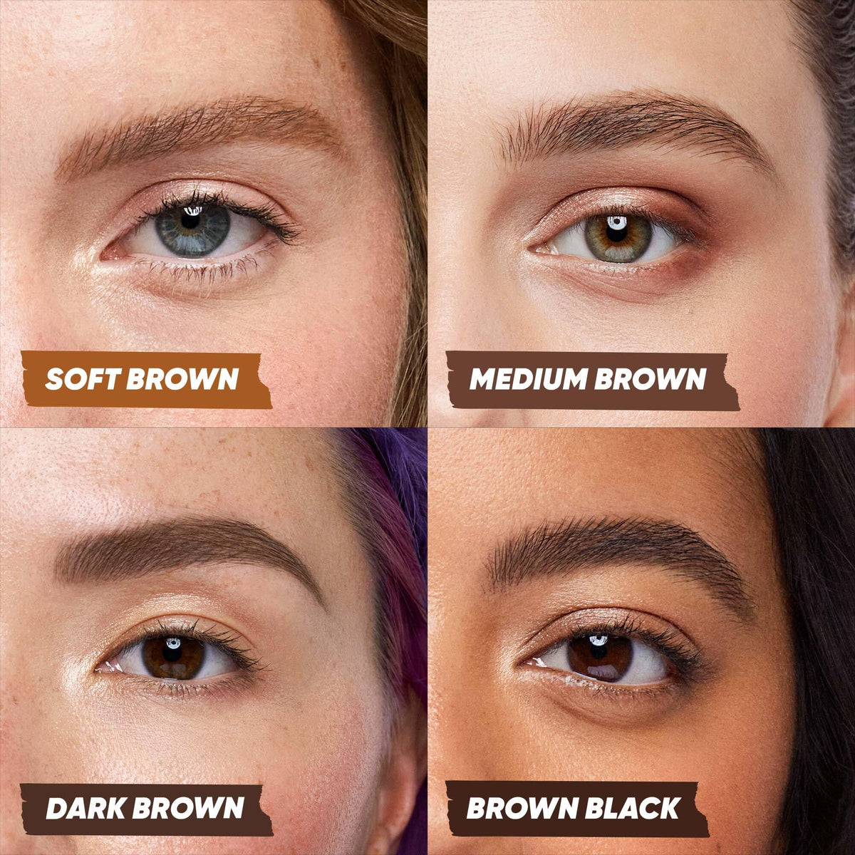 Kosas Brow Pop Nano Ultra-Fine 1mm Eyebrow Pencil w Spoolie, Medium Brown