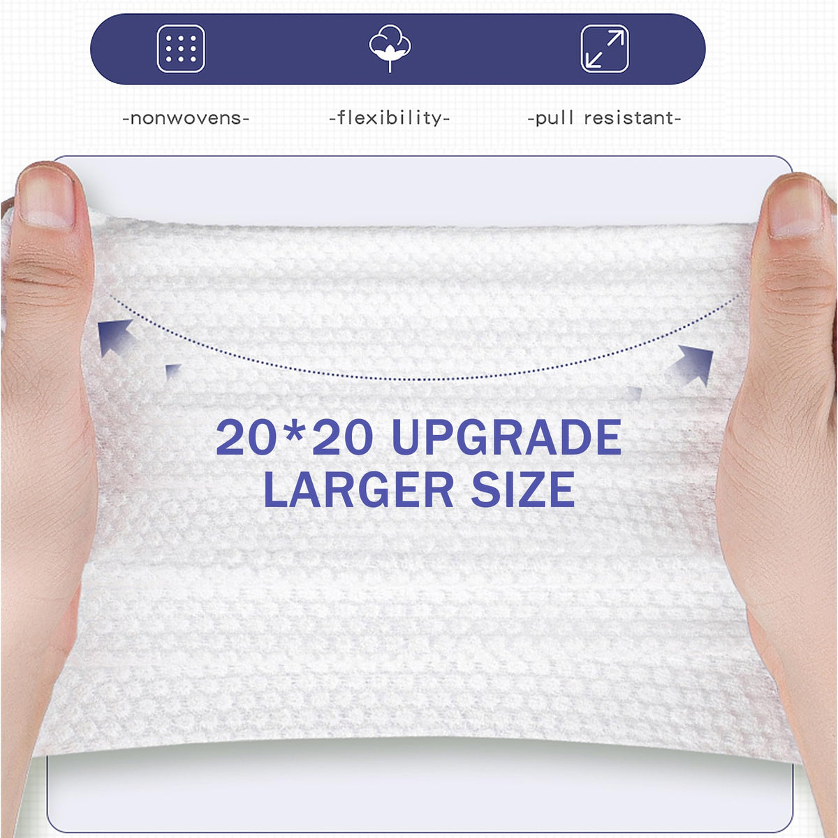 ZPCO 100 Count Face Towels Disposable, Clean Towels (1 Pack)
