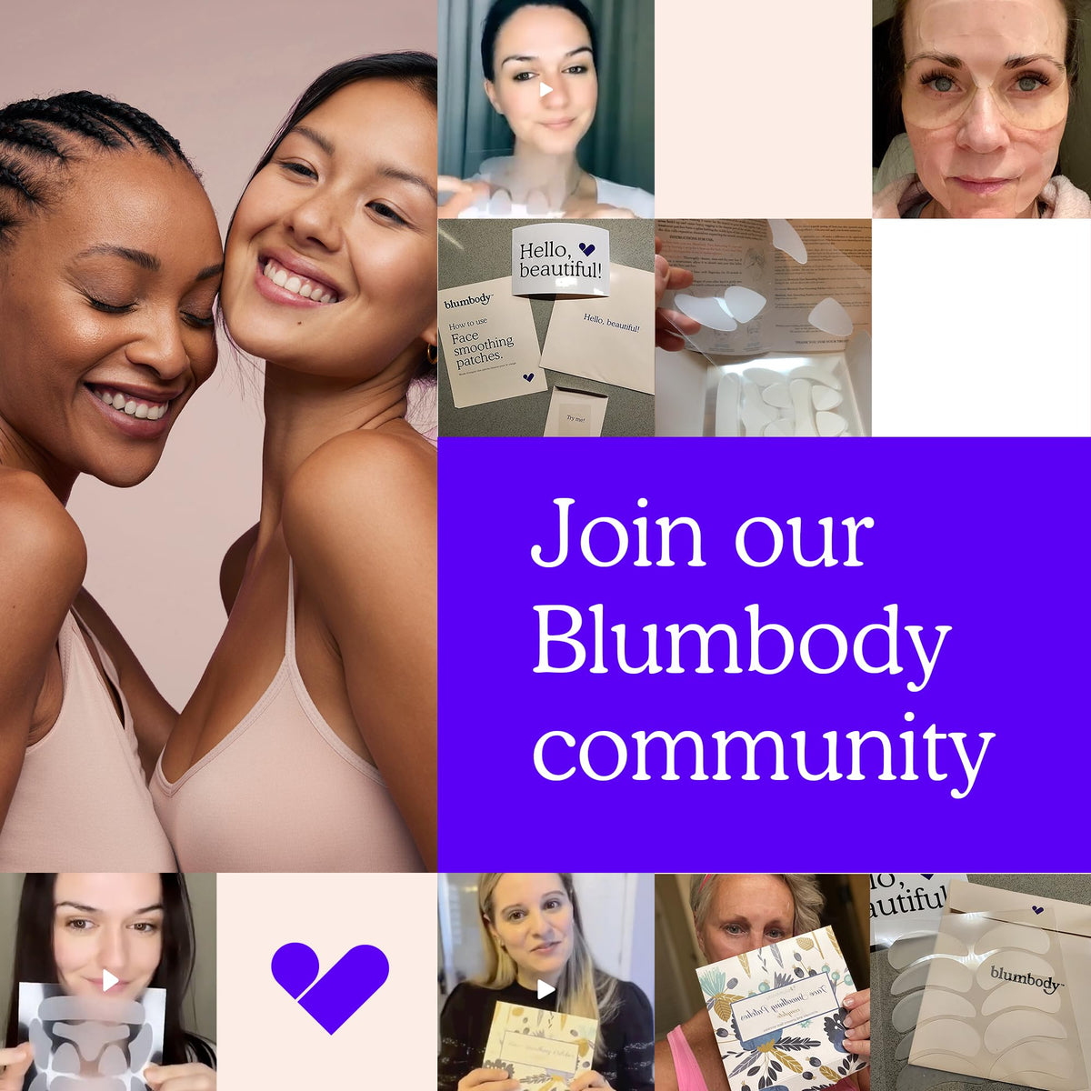 BLUMBODY Face, Forehead Wrinkle Patches - Anti Wrinkle Facial Patches to Smooth Eye, Mouth, Forehead Wrinkles - Non-Silicone Face Tape for Fine Wrinkles between Eyes, Face - Patches (30 day supply)