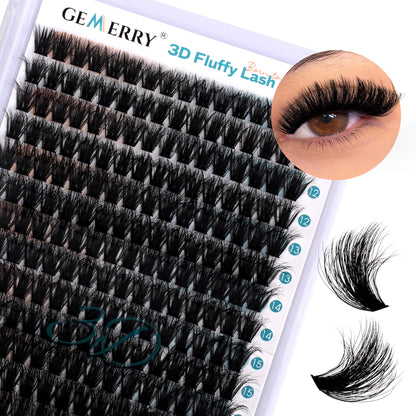 GEMERRY Lash Clusters 3D Effect 100P 10-18mm