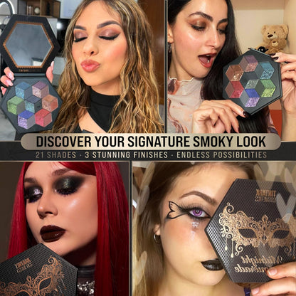 Tintark Midnight Masquerade Black Spectrum Smokey Eyeshadow Palette