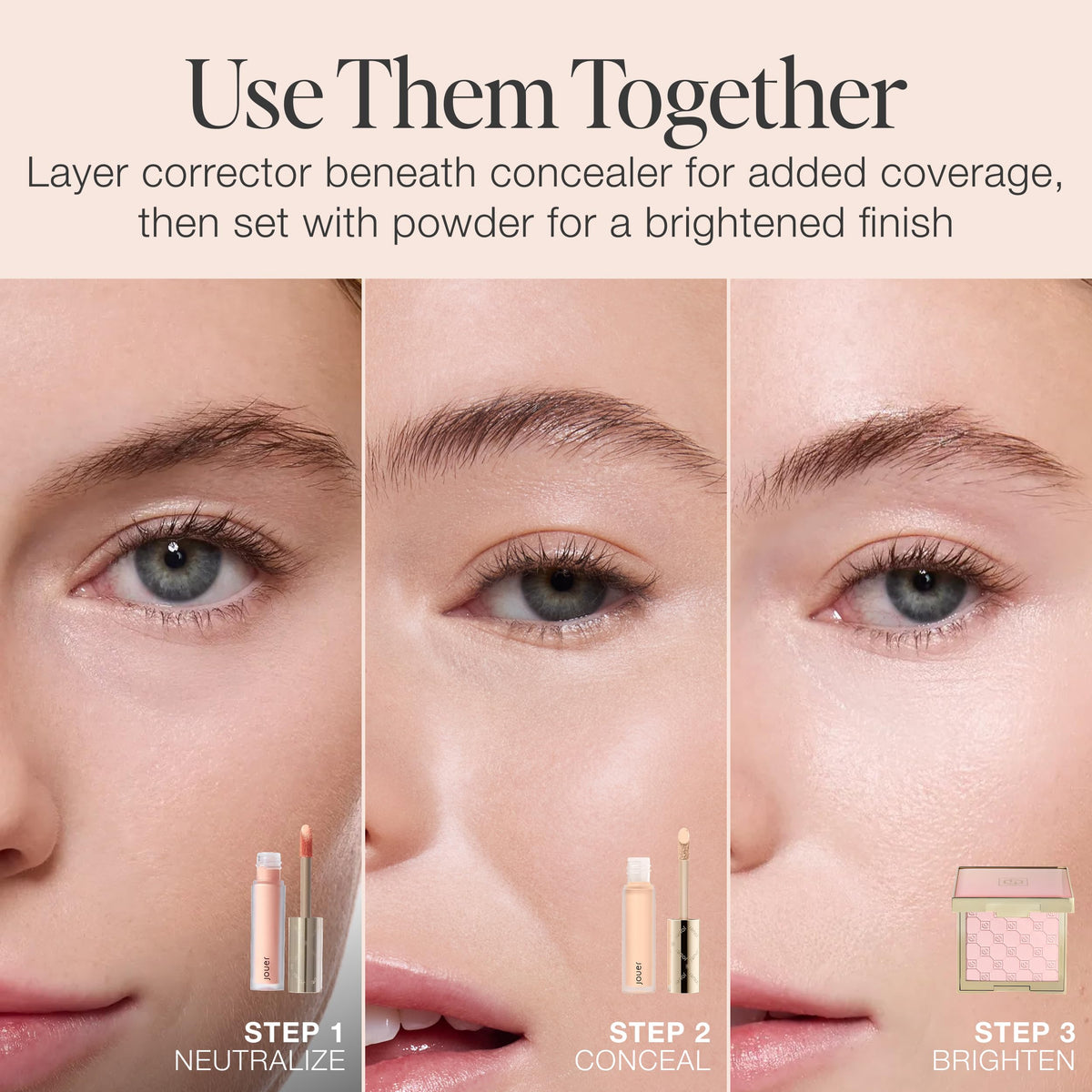 Jouer Soft Focus Brightening Powder, Pink Bright - Fair to Light Skin Tones | Lightweight Brightening Powder to Lift and Revive Skin, Face Makeup Foundation or Concealer