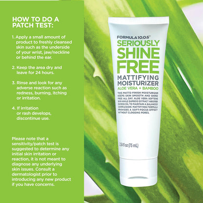 FORMULA 10.0.6 Seriously Shine Free Mattifying Moisturizer 2.54oz (75ml)