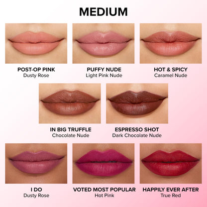 Too Faced Lip Injection Extreme Lip Shaper | Plumping, Waterproof, Liner Pencil, 0.01 Ounce, Puffy Nude