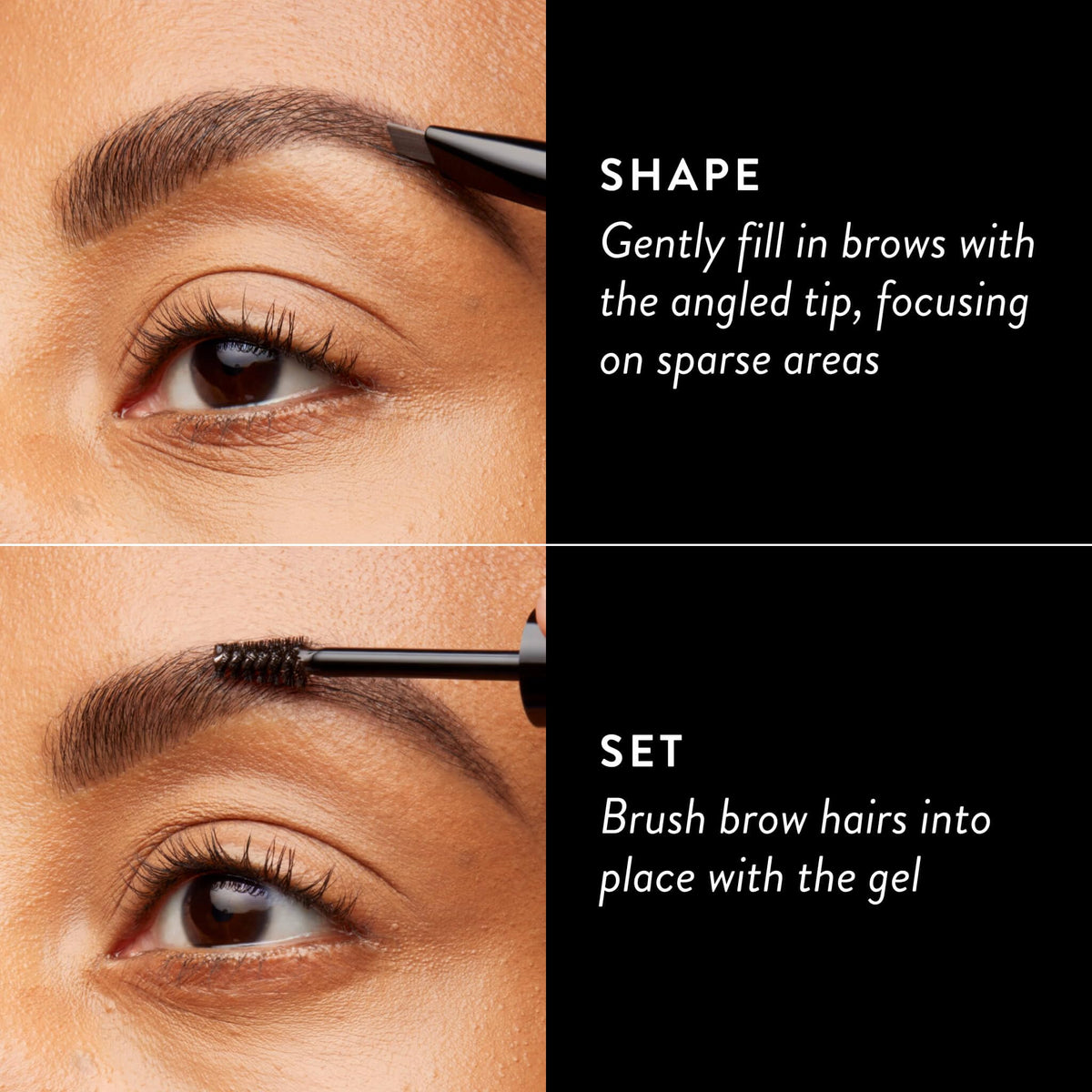 LAURA GELLER Sculpt-n-Stay 2-in-1 Eyebrow Pencil & Gel, Taupe