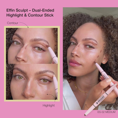 KimChiChic Beauty Effn Sculpt Dual-Ended Highlighter & Contour Stick Makeup