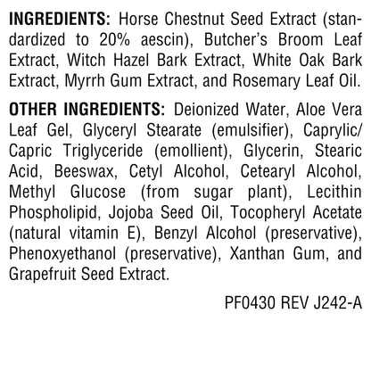 Planetary Herbals Horse Chestnut Cream - Tonifier for Tissues and Vein Appearance - 2 oz