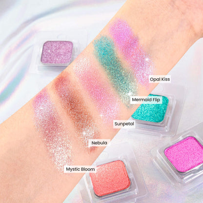 Fillwie Chameleon Duochrome Eyeshadow, Plum Mauve with Blue-Green Shift