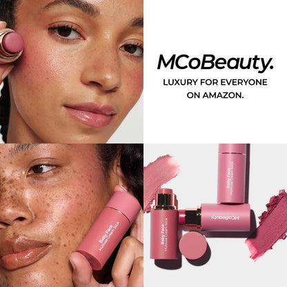 MCoBeauty Baby Face Cream Blush Stick - Peony Rose - Cheek & Lip Tint Stick