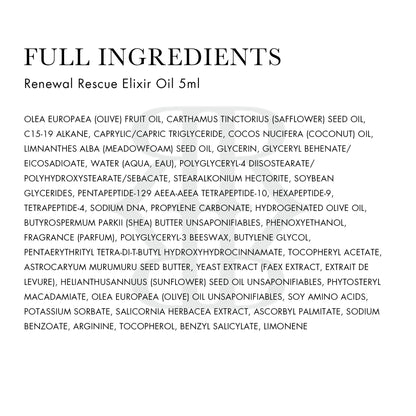 RéVive Renewal Discovery Set - Rescue Elixir Oil 5 mL / 0.17 oz and Moisturizing Night Cream 10 mL / 0.34 oz，New Customer Trial Kit to Improve Texture, Firmness & Radiance, with RVGF Technology