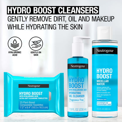 Neutrogena Hydro Boost Micellar Water with Hyaluronic Acid, 13.5 fl oz