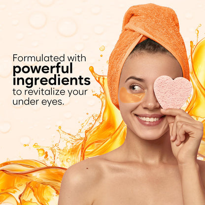 Under Eye Patches with Vitamin C and Caffeine for Puffy Eyes, Dark Circles