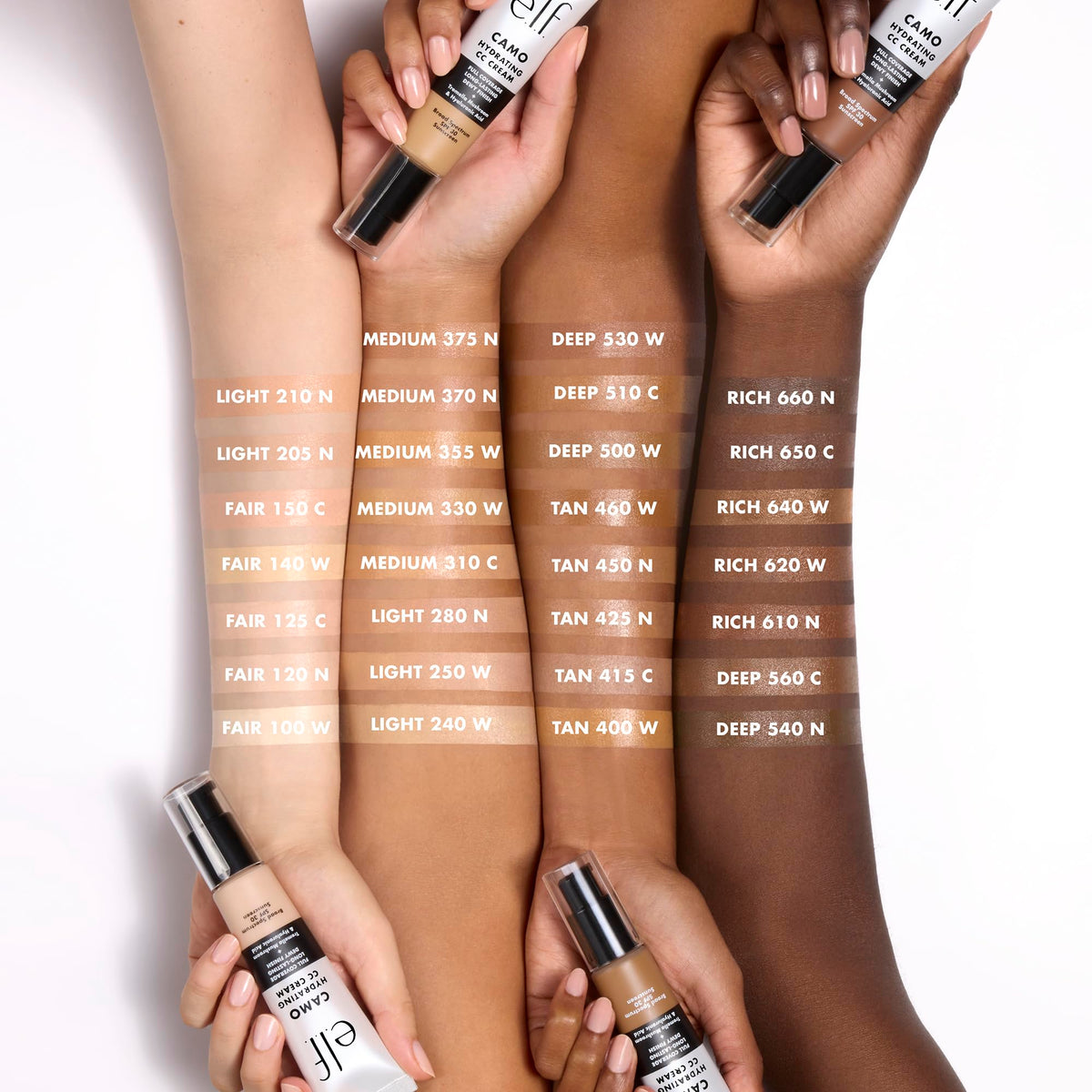 e.l.f. Hydrating Camo CC Cream, Light 205 N