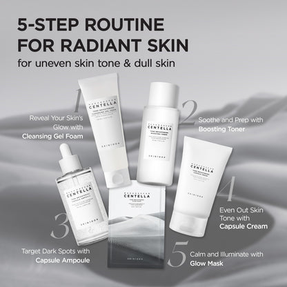 SKIN1004 Tone Balancing Cleansing Gel Foam, 125ml, Makeup Remover & Face Cleanser with Madagascar Centella Asiatica & MadeWhite, Korean Hydrating Gel Facial Cleanser, Korean Skincare