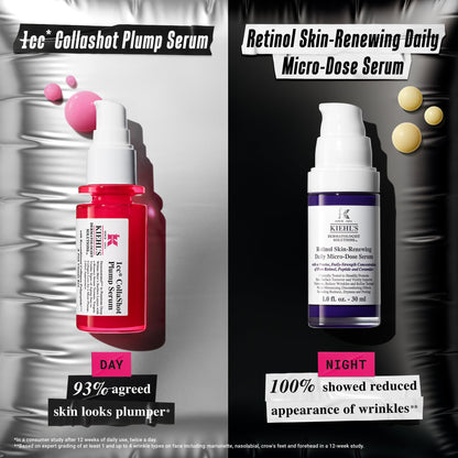 Kiehl's 1CC CollaShot Plumping Serum – Anti-Aging Face Serum -1 Fl Oz
