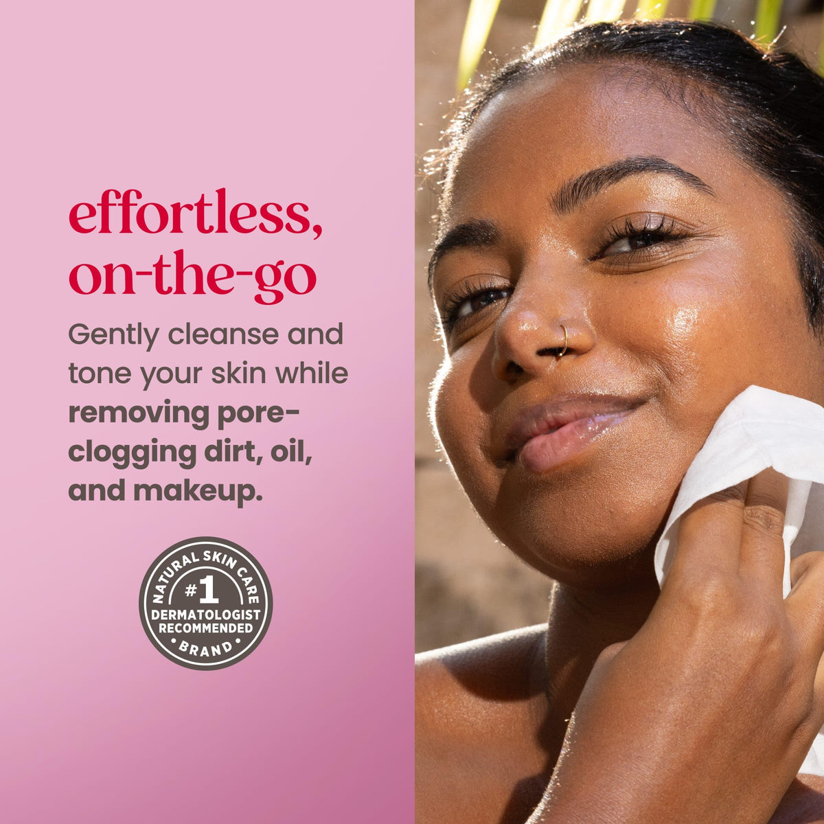 Burt’s Bees Micellar Rose Water Facial Towelettes, 30 ct., 3 Pack