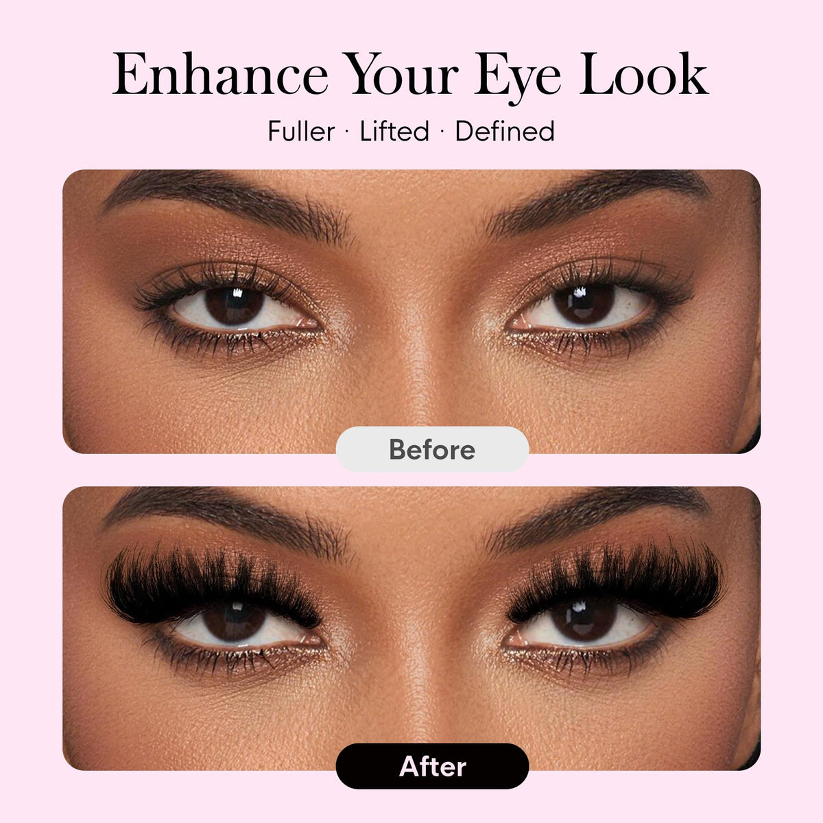 BEYELIAN False Eyelashes Full Volume Mink Lashes Strips