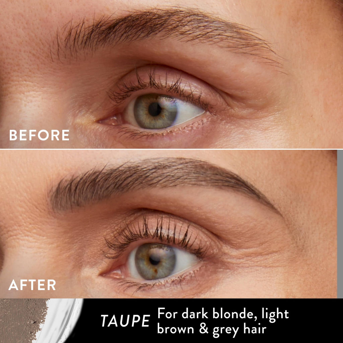 LAURA GELLER Sculpt-n-Stay 2-in-1 Eyebrow Pencil & Gel, Taupe