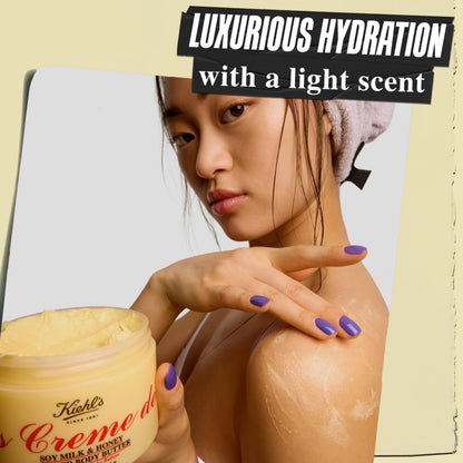 Kiehl's - Creme de Corps Whipped Body Butter - Moisturizes - 8 oz