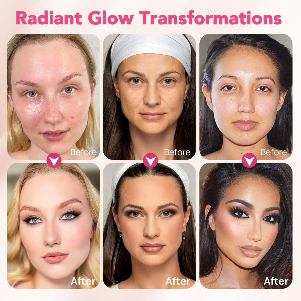Color Changing Foundation, Color Changing Foundation for Mature Skin, Concealing Fine Lines and Wrinkles, Deep Hydration & Refines Pores (1 Pack)