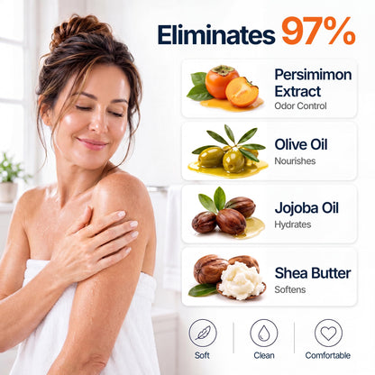 Morovan Persimmon Soap for Body Odor Control - Old People Smell Cleansr