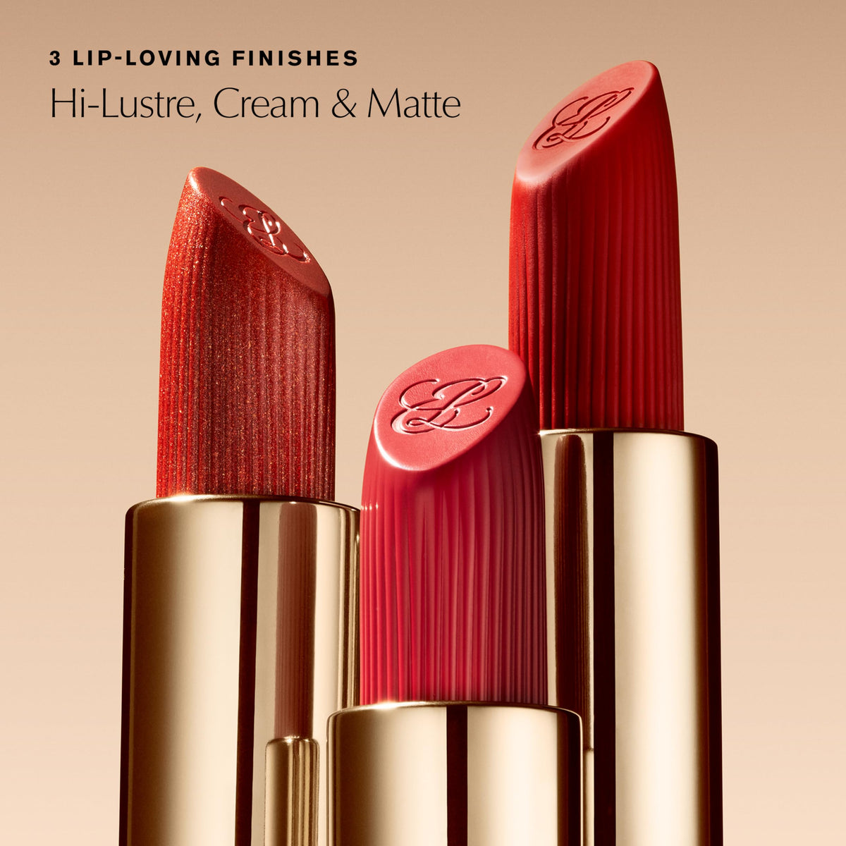 Estée Lauder Pure Color Long Lasting Cream Lipstick for Women with Cream Finish | Plumping & Nourishing 0.12 Ounce, 220 Powerful