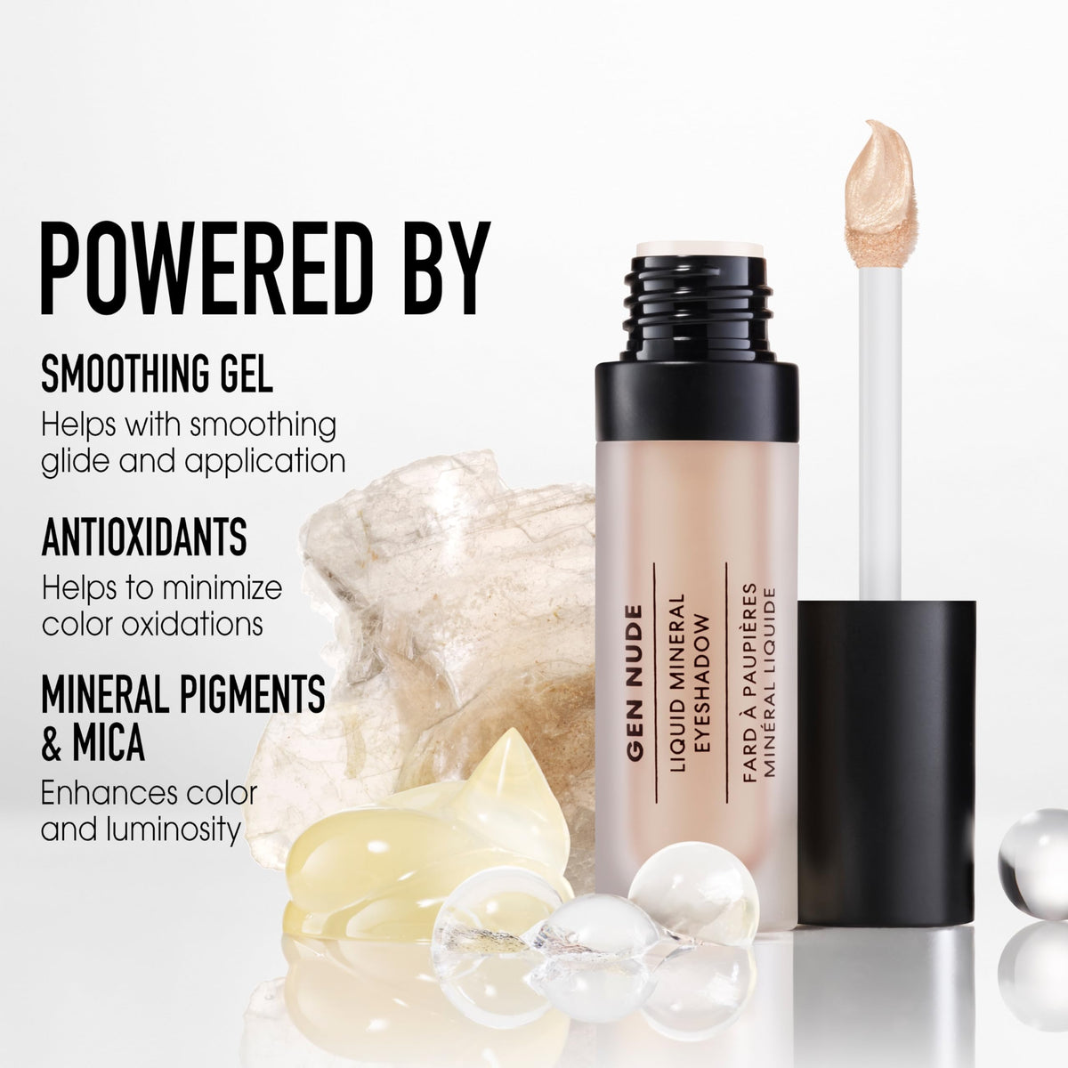 bareMinerals Gen Nude Liquid Eyeshadow, Sandstone, 0.07 oz