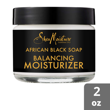 Shea Moisture Balancing Moisturizer African Black Soap 2 oz