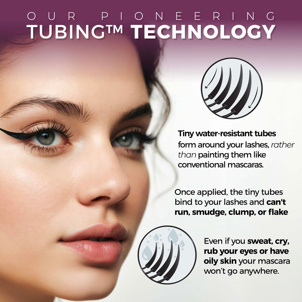 blinc Lash Extension Tubing Mascara, Lengthening & Defining, Black