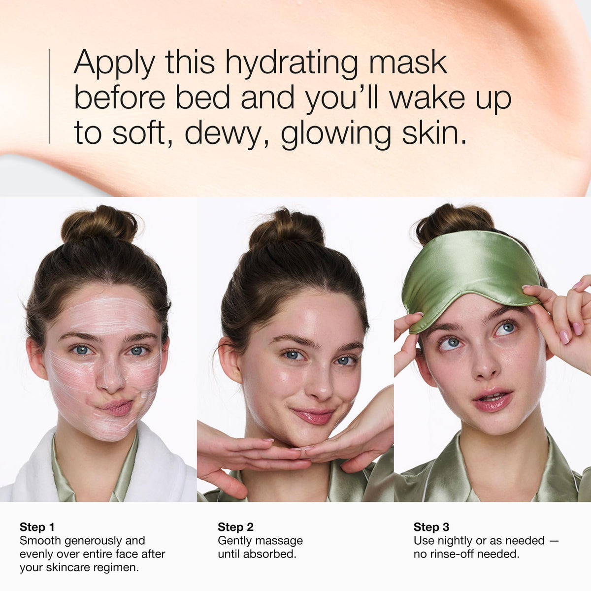Clinique Moisture Surge Oil Free Overnight Face Mask With Aloe Vera For All Skin Types | Hydrating + Plumping Face Mask Skin Care | After Sun Hydration, 3.4 Fl Oz