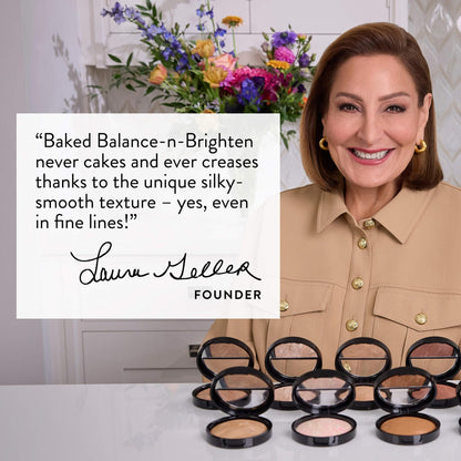 LAURA GELLER Baked Balance-n-Brighten Powder Foundation – Light