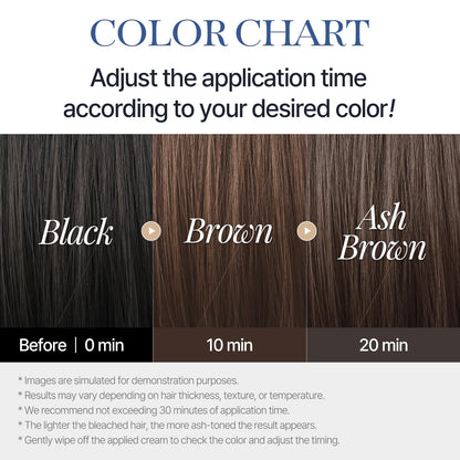 COSNORI Easy Brow Mood Changer Cloud Taupe – Korean Brow Tinting Kit, Soft Ash Brown Shade, Natural-Looking Brows, Gentle Formula, At-Home Application, 5 Applications