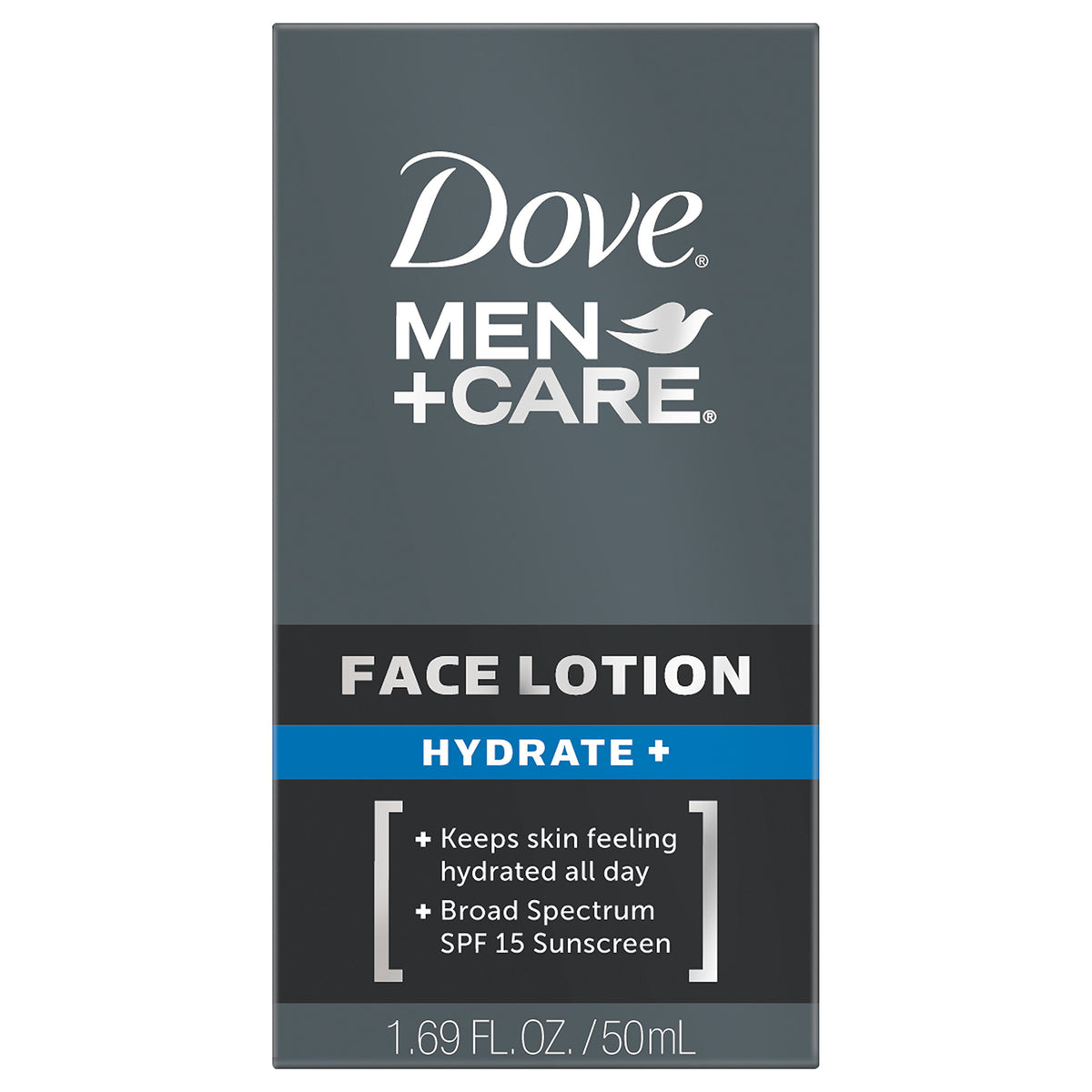 Dove Men+Care Face Lotion, Hydrate Plus 1.69 Ounce
