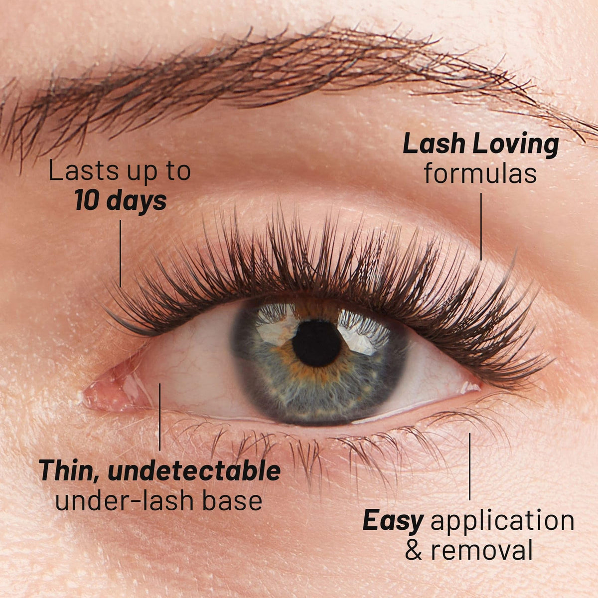 Lilac St Wispy Lash Clusters for DIY Lash Extensions, Feather, 12mm