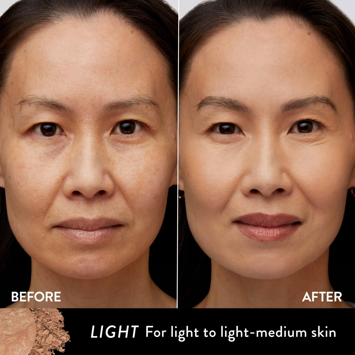 LAURA GELLER Baked Balance-n-Brighten Foundation with Kabuki Brush, Light